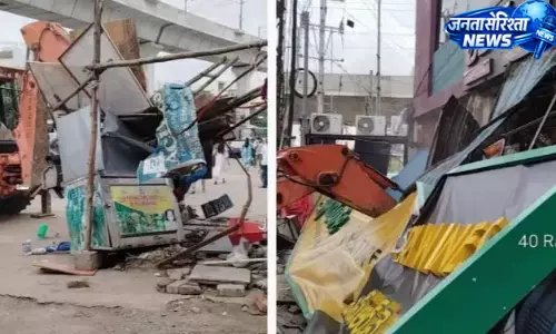 साइबराबाद में अतिक्रमण पर कार्रवाई, 18.8 किमी फुटपाथ खाली