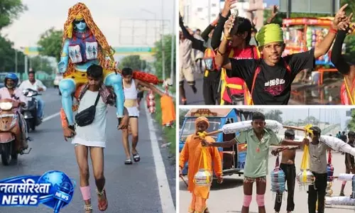 हरिद्वार से नोएडा तक मासूम कांवड़ियों का सफर हरिद्वार से नोएडा तक मासूम कांवड़ियों का सफर