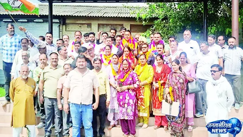 पंचायत समिति अंब पर कांग्रेस ने जमाया कब्जा पंचायत समिति अंब पर कांग्रेस ने जमाया कब्जा