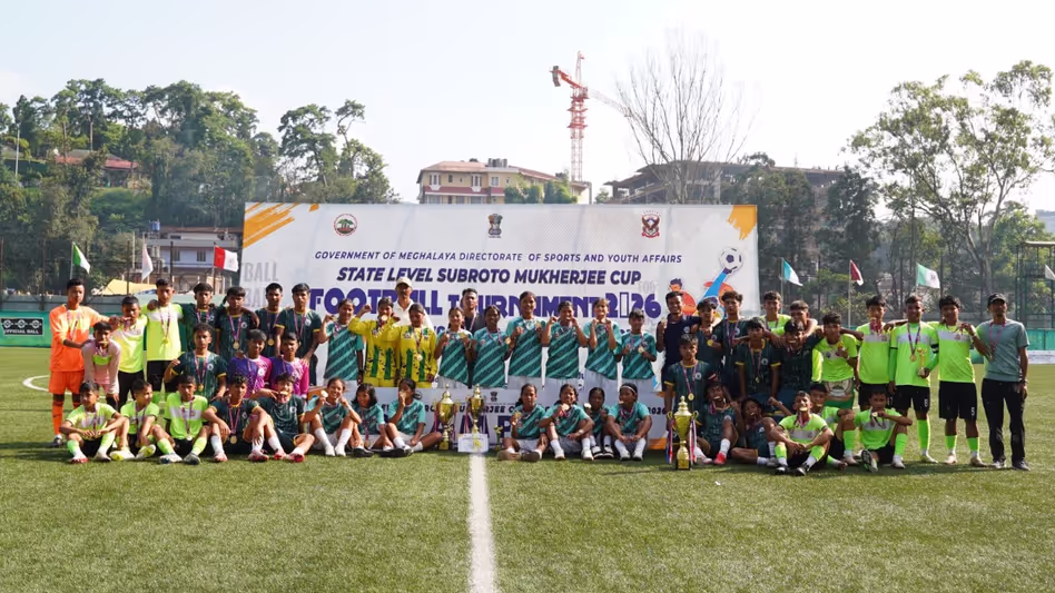 Meghalaya ने सुब्रतो मुखर्जी कप 2026 के राज्य फाइनल में तीन चैंपियन चुने Meghalaya ने सुब्रतो मुखर्जी कप 2026 के राज्य फाइनल में तीन चैंपियन चुने