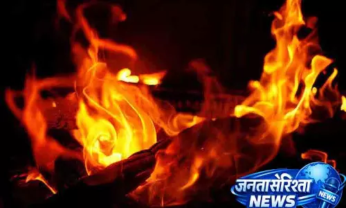 Rewari में प्लाईवुड गोदाम में भीषण आग