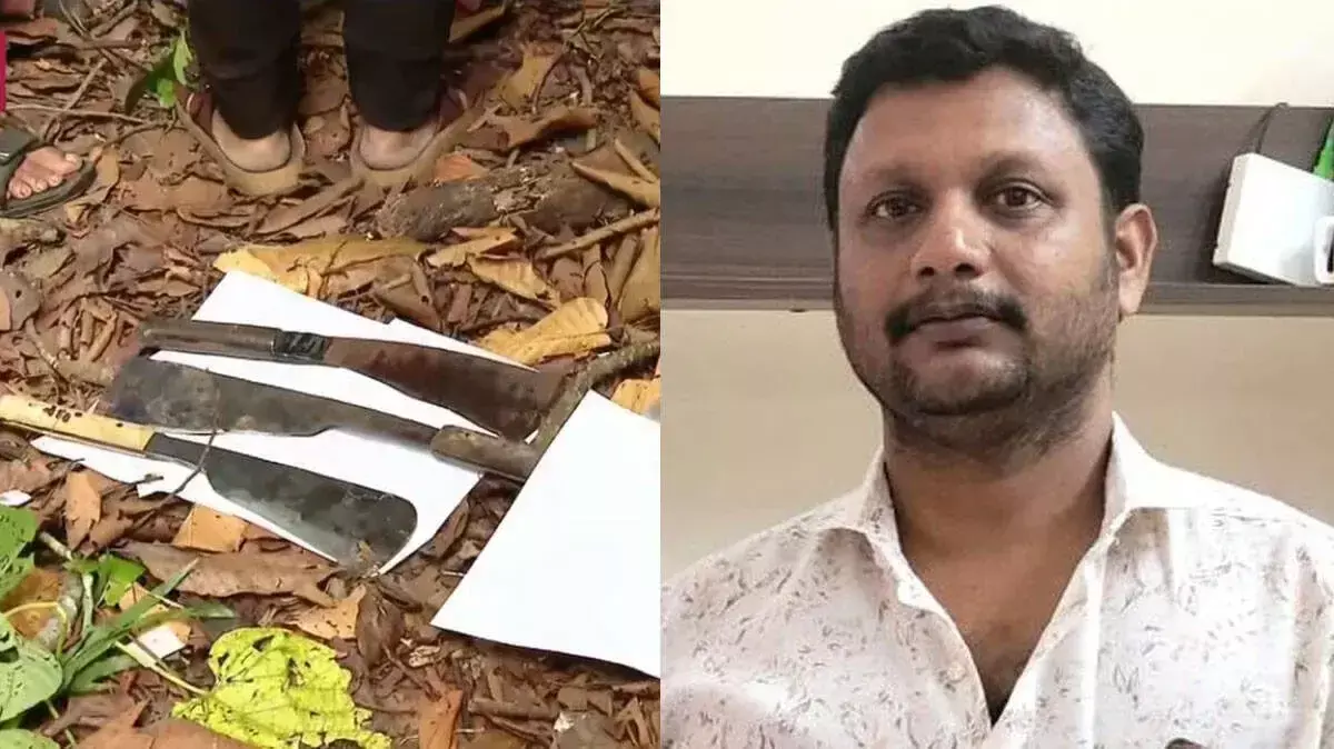 पुलिस ने विशाख की हत्या में इस्तेमाल किए गए हथियार झाड़ियों से बरामद किए