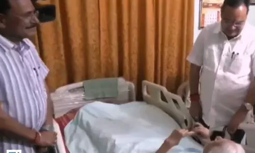 सीएम भजनलाल शर्मा ने पूर्व विधानसभा अध्यक्ष सुमित्रा सिंह से की मुलाकात, जाना हाल-चाल