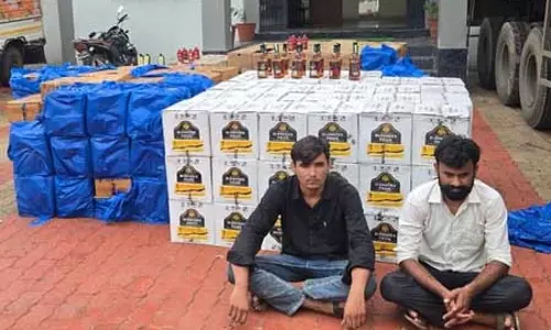 शराब तस्करी रैकेट का किया भंडाफोड़, 48.35 लाख की अवैध शराब जब्त
