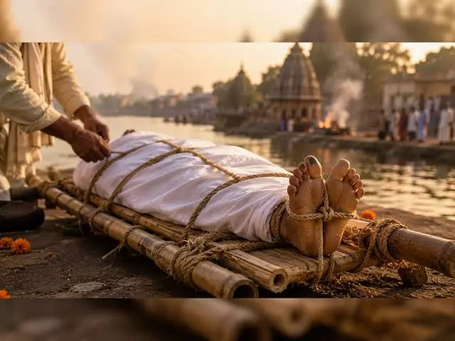 मृत्यु के बाद अंतिम संस्कार की सही विधि क्या है? जानें सिर रखने की दिशा से जुड़े नियम मृत्यु के बाद अंतिम संस्कार की सही विधि क्या है? जानें सिर रखने की दिशा से जुड़े नियम