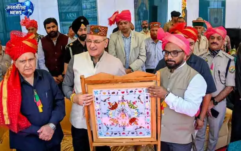 Shimla राज्यपाल ने चंबा मिंजर मेले का शुभारंभ किया Shimla राज्यपाल ने चंबा मिंजर मेले का शुभारंभ किया