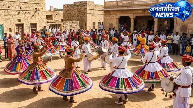 राजस्थान का अनोखा लोकनृत्य, सिर्फ पुरुष करते हैं प्रदर्शन राजस्थान का अनोखा लोकनृत्य, सिर्फ पुरुष करते हैं प्रदर्शन