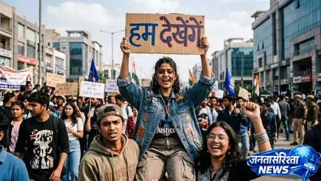 जंतर-मंतर पर गूंज रही फैज की हम देखेंगे, चार दशक पुरानी नज्म बनी Gen-Z की आवाज जंतर-मंतर पर गूंज रही फैज की हम देखेंगे, चार दशक पुरानी नज्म बनी Gen-Z की आवाज