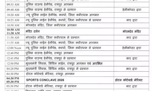 CM साय आज भोरमदेव मंदिर के दर्शन करेंगे