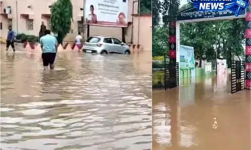 ओडिशा में बारिश का कहर, दफ्तर-हेल्थ सेंटर डूबे