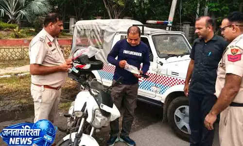 रोहतक में 4 महीने में 37 हजार ट्रैफिक चालान