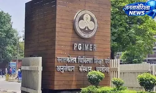 PGI सुरक्षा व्यवस्था पर सवाल, युवक को थप्पड़ मारने का आरोप