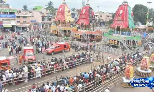 Puri में सालाना रथ यात्रा का समापन