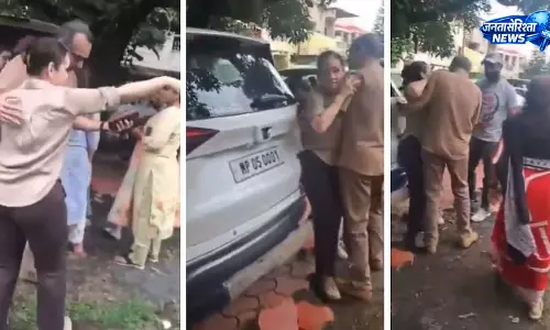 भोपाल की रिहायशी सोसाइटी में मंदिर के रास्ते को लेकर विवाद