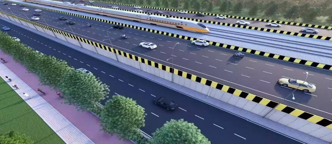 RRR के लिए ग्रीनफील्ड रेडियल रोड के काम में तेजी आई