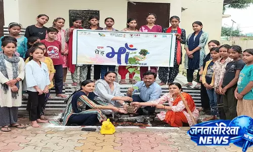 पर्यावरण संरक्षण को लेकर पहल, केजीबीवी बुढाना में लगाए गए फलदार पौधे