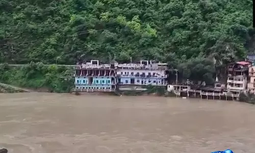 Rudraprayag में अलकनंदा-मंदाकिनी उफान पर, हाई अलर्ट