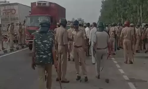 देवबंद में हत्या के विरोध में प्रदर्शन, एसएसपी ने संभाला मोर्चा