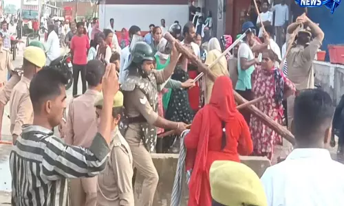 शिवा हत्याकांड पर देवबंद में बवाल, प्रदर्शन के दौरान पुलिस कार्रवाई से बढ़ा तनाव