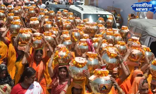 गुरु रविदास महाराज के 650वें प्रकाश पर्व पर सीर गोवर्धनपुर में भव्य कलश पूजन गुरु रविदास महाराज के 650वें प्रकाश पर्व पर सीर गोवर्धनपुर में भव्य कलश पूजन