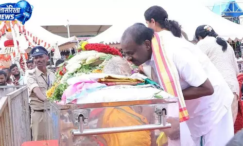 एचडी देवेगौड़ा की पत्नी डी. चेन्नम्मा की उत्तर क्रिया की तैयारी पूरी