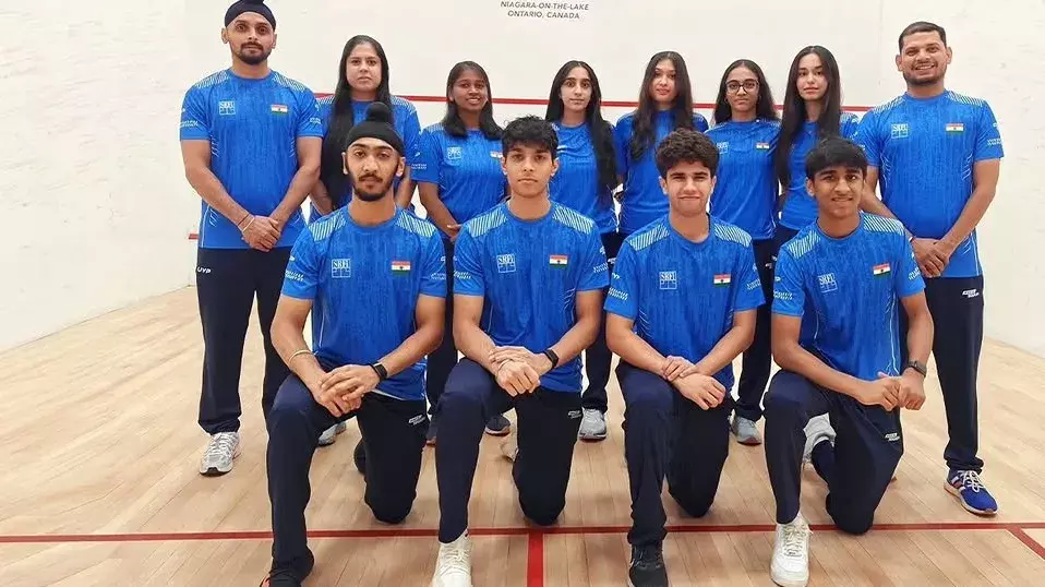 भारतीय पुरुष टीम वर्ल्ड जूनियर स्क्वॉश के सेमीफ़ाइनल में पहुंची; महिला टीम बाहर हुई
