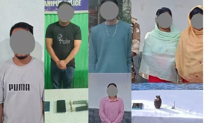Manipur पुलिस ने अपराधियों के खिलाफ छेड़ी मुहिम, हथियार जब्त