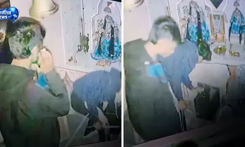 नागपुर में अनोखी चोरी: दानपात्र तोड़ने से पहले चोरों ने भगवान से मांगी माफी