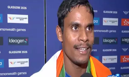 CWG 2026: ऐतिहासिक मेडल जीतने के बाद राष्ट्रपति मुर्मू ने भारतीय खिलाड़ियों की तारीफ़ की CWG 2026: ऐतिहासिक मेडल जीतने के बाद राष्ट्रपति मुर्मू ने भारतीय खिलाड़ियों की तारीफ़ की