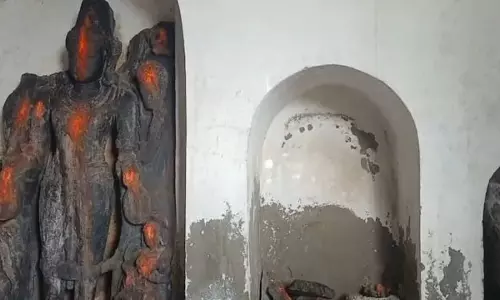 बुद्ध मंदिर में बड़ी चोरी, पालकालीन मूर्तियां गायब बुद्ध मंदिर में बड़ी चोरी, पालकालीन मूर्तियां गायब
