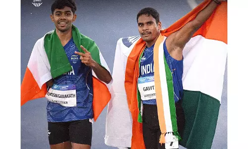 PM मोदी ने CWG 2026 में ऐतिहासिक मेडल जीतने पर गावित, बेसिल और श्रीशंकर को बधाई दी PM मोदी ने CWG 2026 में ऐतिहासिक मेडल जीतने पर गावित, बेसिल और श्रीशंकर को बधाई दी