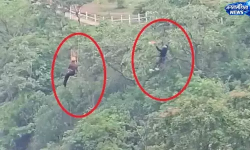 BREAKING: 3500 फीट गहरी घाटी के ऊपर फंसा पर्यटक, देखें VIDEO... BREAKING: 3500 फीट गहरी घाटी के ऊपर फंसा पर्यटक, देखें VIDEO...