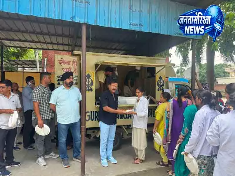 Yamunanagar सिविल अस्पताल में शुरू हुई लंगर सेवा Yamunanagar सिविल अस्पताल में शुरू हुई लंगर सेवा