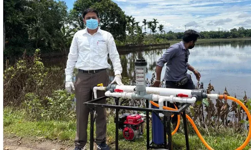Tripura यूनिवर्सिटी के स्टार्टअप का बाढ़ पीड़ितों को साफ पानी Tripura यूनिवर्सिटी के स्टार्टअप का बाढ़ पीड़ितों को साफ पानी