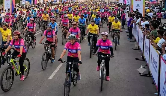 Telangana: अस्मिता साइक्लिंग कार्यक्रम हैदराबाद में आयोजित किया जाएगा Telangana: अस्मिता साइक्लिंग कार्यक्रम हैदराबाद में आयोजित किया जाएगा