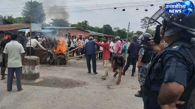 नेपाल के सुनसरी में बवाल, शांति व्यवस्था चुनौती बनी