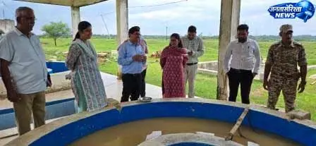 कलेक्टर ने मत्स्य बीज प्रक्षेत्र बसदई का किया निरीक्षण कलेक्टर ने मत्स्य बीज प्रक्षेत्र बसदई का किया निरीक्षण