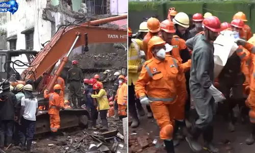 भिवंडी इमारत हादसा: मलबे से छह शव बरामद, NDRF और बचाव दलों का अभियान जारी भिवंडी इमारत हादसा: मलबे से छह शव बरामद, NDRF और बचाव दलों का अभियान जारी