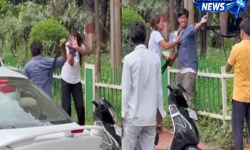 इंदौर में सनसनीखेज घटना, सरेआम पत्नी को बेल्ट से पीटने का वीडियो वायरल इंदौर में सनसनीखेज घटना, सरेआम पत्नी को बेल्ट से पीटने का वीडियो वायरल