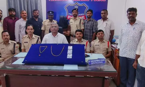 सिकंदराबाद रेलवे पुलिस ने चोर को गिरफ्तार किया, 63 ग्राम सोना बरामद किया