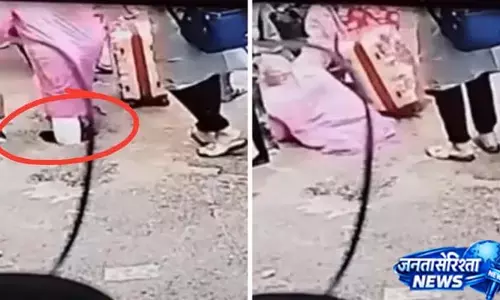 ललतारो पुल के पास हादसा, CCTV वीडियो वायरल