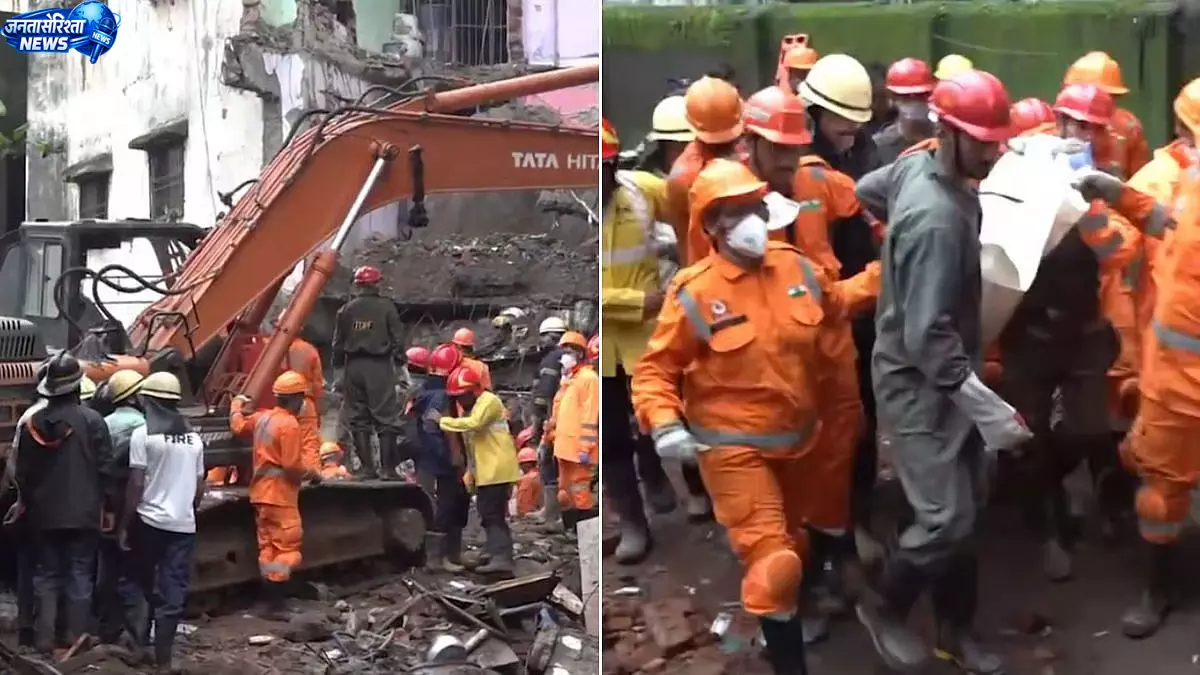 भिवंडी इमारत हादसा: मलबे से छह शव बरामद, NDRF और बचाव दलों का अभियान जारी भिवंडी इमारत हादसा: मलबे से छह शव बरामद, NDRF और बचाव दलों का अभियान जारी