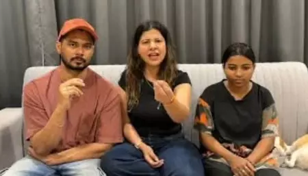 संभावना सेठ और अविनाश द्विवेदी ने हाउस हेल्प को बचाने का किया दावा, खारघर में महिला को बंधक बनाए जाने का आरोप संभावना सेठ और अविनाश द्विवेदी ने हाउस हेल्प को बचाने का किया दावा, खारघर में महिला को बंधक बनाए जाने का आरोप
