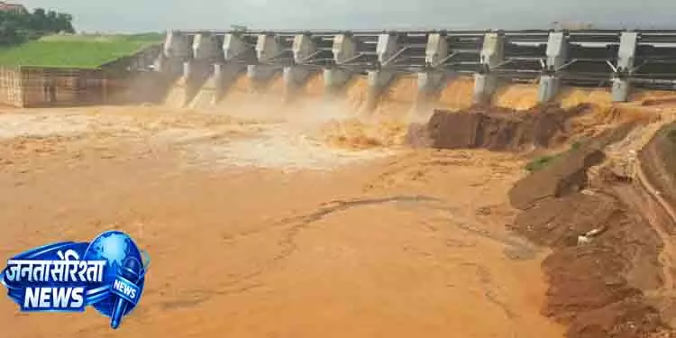 Keonjhar: कानपुर बांध का अस्थायी कॉफ़रडैम बह गया Keonjhar: कानपुर बांध का अस्थायी कॉफ़रडैम बह गया