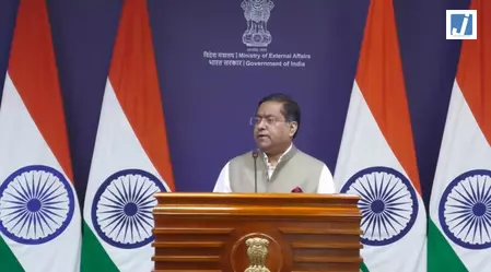 जम्मू-कश्मीर अभिन्न और अविभाज्य हिस्सा, सही नाम का इस्तेमाल करें साझेदार देश : भारत जम्मू-कश्मीर अभिन्न और अविभाज्य हिस्सा, सही नाम का इस्तेमाल करें साझेदार देश : भारत