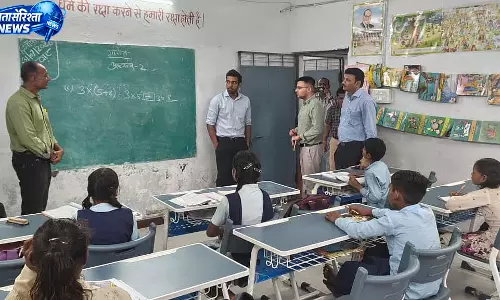 हरदा कलेक्टर सिद्धार्थ जैन ने स्कूलों का किया निरीक्षण