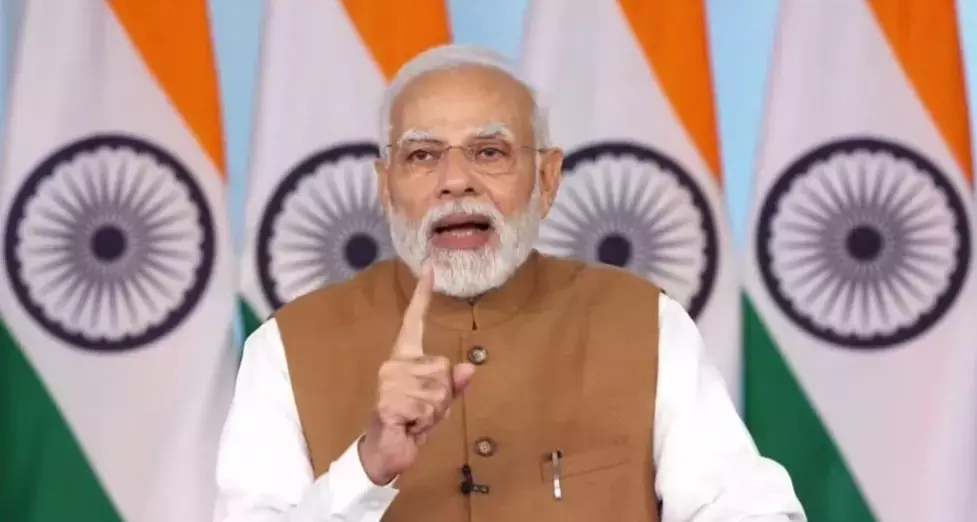 Andhra: मोदी ने अल्लूरी सीताराम राजू अंतरराष्ट्रीय हवाईअड्डा राष्ट्र को समर्पित किया Andhra: मोदी ने अल्लूरी सीताराम राजू अंतरराष्ट्रीय हवाईअड्डा राष्ट्र को समर्पित किया