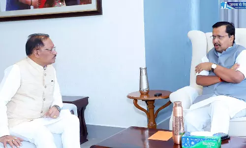 साय-नितिन नवीन के बीच हुई संगठनात्मक चर्चा