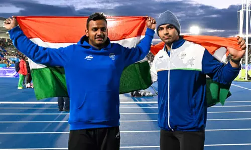 सीडब्ल्यूजी 2026: एक दिन में छह मेडल जीतकर भी 10वें स्थान पर भारत, ऑस्ट्रेलिया की बादशाहत बरकरार सीडब्ल्यूजी 2026: एक दिन में छह मेडल जीतकर भी 10वें स्थान पर भारत, ऑस्ट्रेलिया की बादशाहत बरकरार