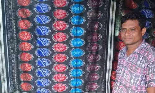 Sambalpuri दिवस पर बनी खास सिल्क साड़ी